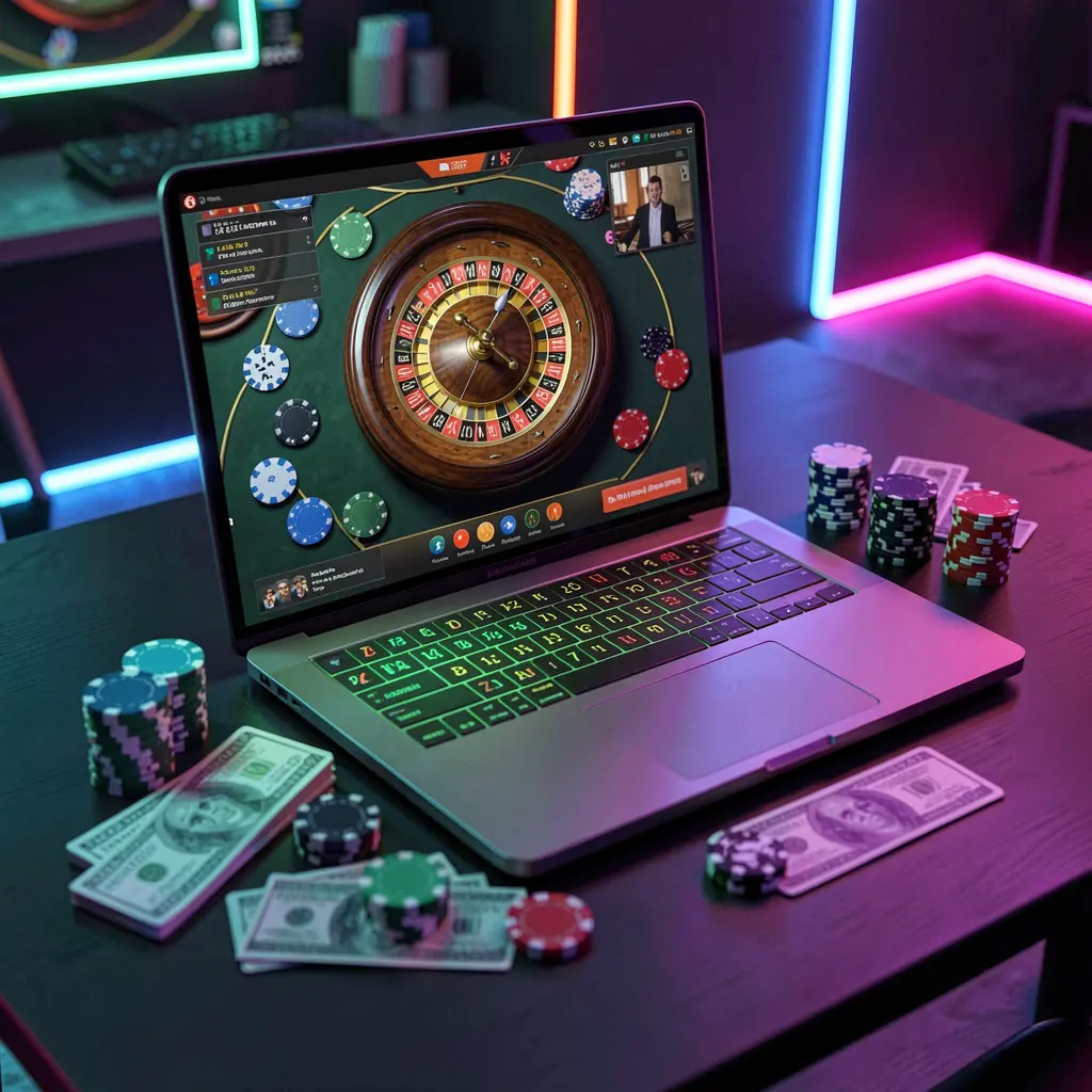 Mesin slot premium dengan gulungan merah dan aksen keemasan di antara syiling bertaburan yang melambangkan kemenangan besar dan permainan mewah di LAJUONG44 Malaysia LAJUONG44 – Melangkah ke dalam pengalaman kasino dalam talian yang imersif di Malaysia